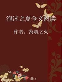 小说《泡沫之夏全文阅读》封面图片