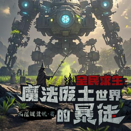 小说《魔法废土求生：我的蓝条无限长！》封面