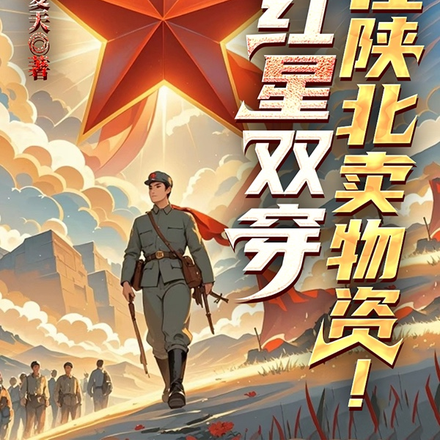 小说《红星双穿：我在陕北卖物资》封面