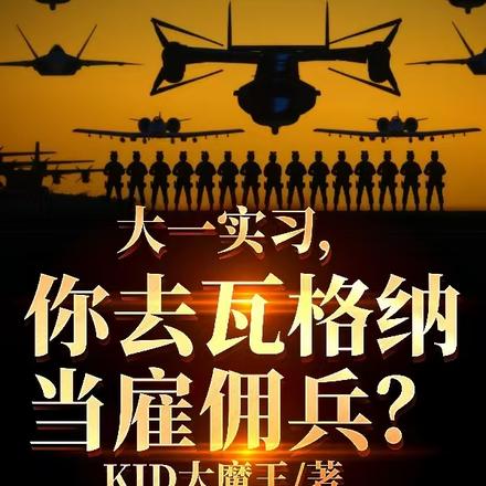 小说《大一实习，你去瓦格纳当雇佣兵？》封面